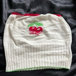 Cherry tube top